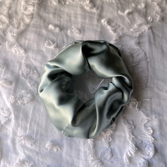 Handmade | Jade Satin Scrunchie - Picture 2 of 5